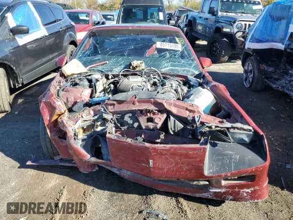 1987 Chevrolet Camaro with VIN 1G1FP2189HL133493, listed as a Copart auction lot 85715195 with 86,392 mi miles and Clean title. Bid and sale history available at DreamBid. Image 5.
