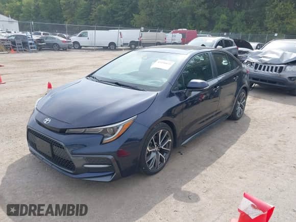 2020 Toyota Corolla XSE с VIN 5YFT4RCE0LP025407, выставлен на аукционе IAAI как лот 43296833 с пробегом 22 393 миль миль и . История ставок и продаж доступна на DreamBid. Изображение 2.
