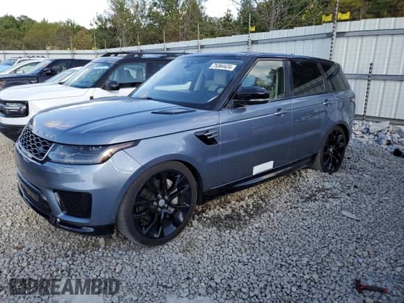 2019 Land Rover Range Rover Sport HSE with VIN SALWR2RU1KA874283, listed as a Copart auction lot 75364424 with 71,130 mi miles and Salvage title. Bid and sale history available at DreamBid. Image 1.