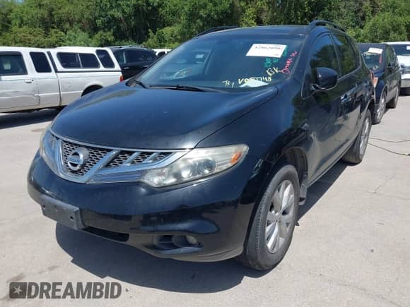2012 Nissan Murano S with VIN JN8AZ1MU2CW113600, listed as a IAAI auction lot 42862098 with 182,457 mi miles and . Bid and sale history available at DreamBid. Image 2.