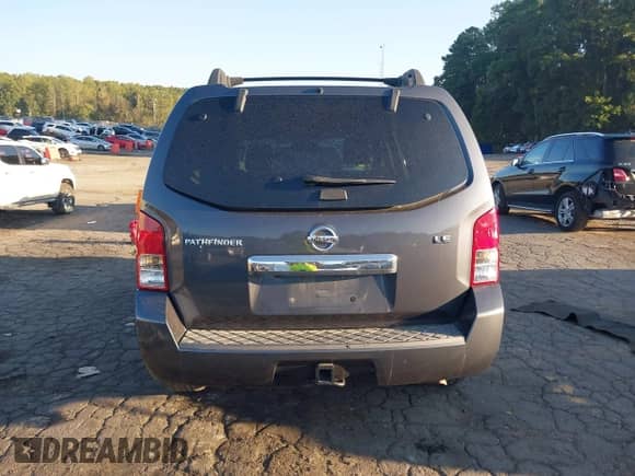 2011 Nissan Pathfinder LE with VIN 5N1AR1NB3BC606951, listed as a IAAI auction lot 43327489 with 234,098 mi miles and . Bid and sale history available at DreamBid. Image 17.