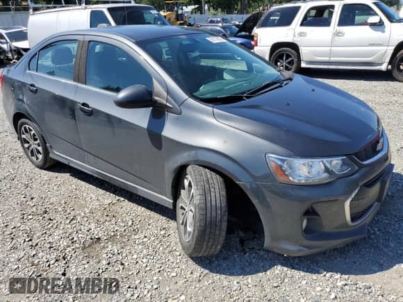2017 Chevrolet Sonic LT with VIN 1G1JD5SB4H4143244, listed as a Copart auction lot 59178825 with Not provided miles and Salvage title. Bid and sale history available at DreamBid. Image 4.