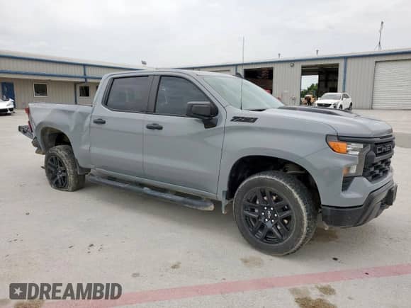 2024 Chevrolet Silverado 1500 Custom Trail Boss with VIN 3GCPDCEK3RG145363, listed as a Copart auction lot 66940325 with 41,557 mi miles and Clean title. Bid and sale history available at DreamBid. Image 4.