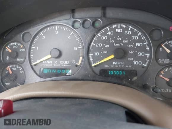 1998 Chevrolet Blazer LS with VIN 1GNCS13W9W2232081, listed as a IAAI auction lot 42704585 with 107,031 mi miles and . Bid and sale history available at DreamBid. Image 7.