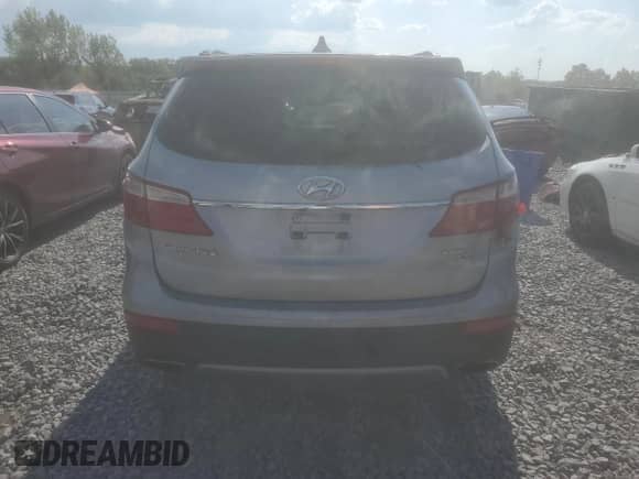 2014 Hyundai Santa Fe GLS z VIN KM8SRDHFXEU068249, wystawiony jako Copart lot #68739615 z przebiegiem Nie podano mil oraz Czysty tytuł • Clean title. Historia ofert i sprzedaży dostępna na DreamBid. Obrazek 6.