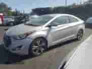 2014 Hyundai Elantra with VIN KMHDH6AH2EU023907, listed as a Copart auction lot 58624695 with 127,750 mi miles and Clean title. Bid and sale history available at DreamBid. Image 1.