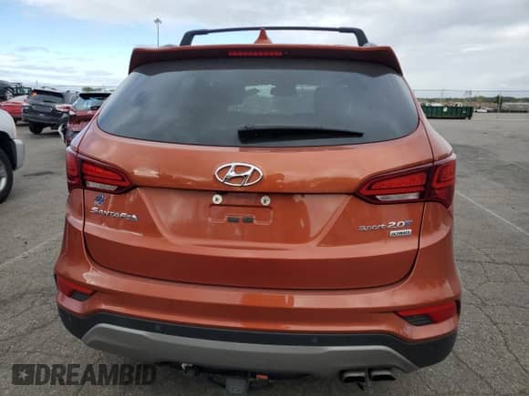 2017 Hyundai Santa Fe Ultimate with VIN 5XYZW4LA2HG502337, listed as a Copart auction lot 82266715 with 94,155 mi miles and Salvage title. Bid and sale history available at DreamBid. Image 6.