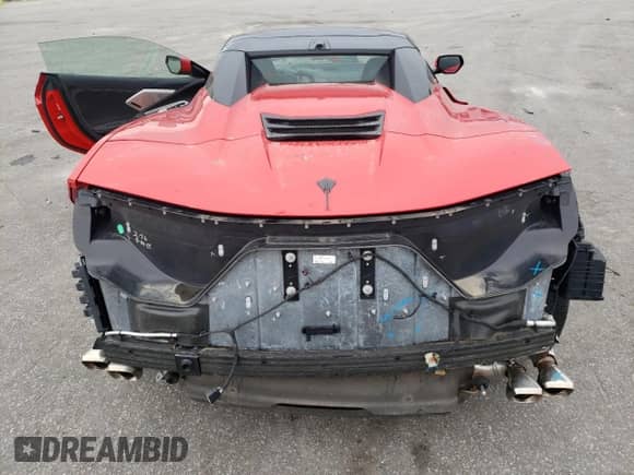 2023 Chevrolet Corvette 2LT z VIN 1G1YB3D41P5101193, wystawiony jako Copart lot #57533855 z przebiegiem Nie podano mil oraz Szkoda całkowita • Salvage title. Historia ofert i sprzedaży dostępna na DreamBid. Obrazek 11.