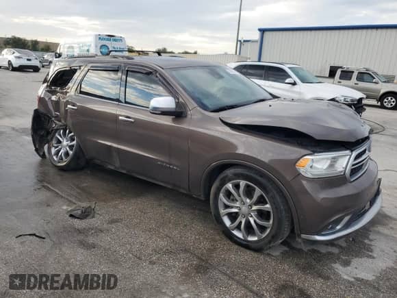 2018 Dodge Durango Citadel with VIN 1C4RDHEG5JC231864, listed as a Copart auction lot 69887385 with 92,342 mi miles and Salvage title. Bid and sale history available at DreamBid. Image 4.