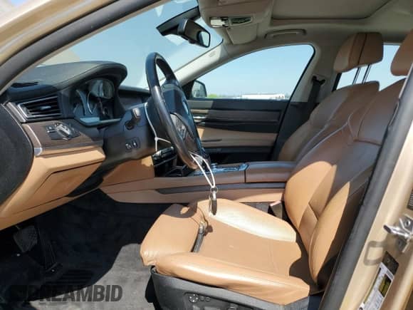 2010 BMW 7 Series 750Li xDrive with VIN WBAKC8C59AC430192, listed as a Copart auction lot 64105935 with 103,657 mi miles and Salvage title. Bid and sale history available at DreamBid. Image 7.