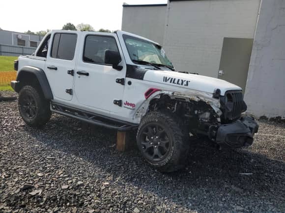 2021 Jeep Wrangler Unlimited 80th Anniversary с VIN 1C4HJXDG4MW794519, выставлен на аукционе Copart как лот 60116105 с пробегом 25 708 миль миль и Списание • Salvage title. История ставок и продаж доступна на DreamBid. Изображение 4.