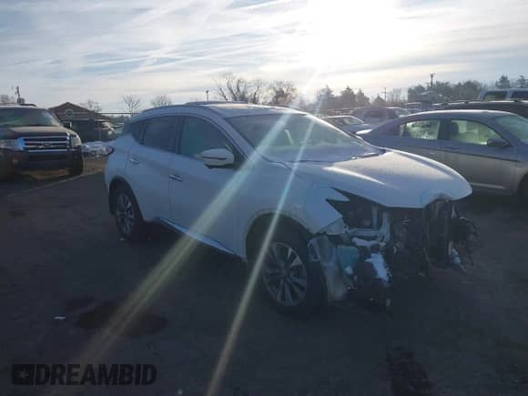 2017 Nissan Murano S with VIN 5N1AZ2MH8HN109760, listed as a IAAI auction lot 41401229 with 84,229 mi miles and . Bid and sale history available at DreamBid. Image 1.