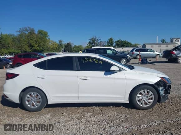 2020 Hyundai Elantra SE with VIN 5NPD74LF2LH505016, listed as a IAAI auction lot 43407104 with 110,522 mi miles and . Bid and sale history available at DreamBid. Image 14.
