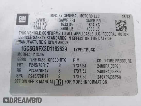 2013 Chevrolet Express Cargo с VIN 1GCSGAFX3D1182629, выставлен на аукционе IAAI как лот 42452352 с пробегом 285 783 миль миль и . История ставок и продаж доступна на DreamBid. Изображение 9.