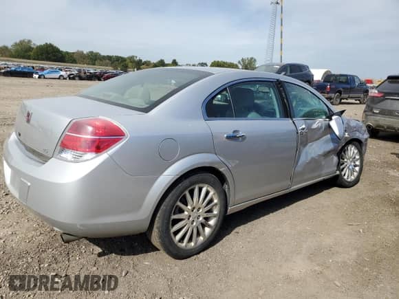 2009 Saturn Aura XR with VIN 1G8ZX57779F105500, listed as a Copart auction lot 81985195 with 189,699 mi miles and Clean title. Bid and sale history available at DreamBid. Image 3.