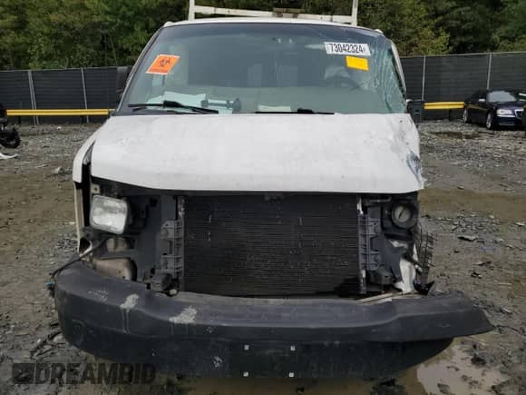 2011 Chevrolet Express Cargo with VIN 1GCSGAFX1B1177670, listed as a Copart auction lot 73042324 with Not provided miles and Salvage title. Bid and sale history available at DreamBid. Image 5.