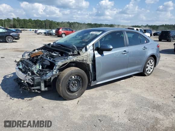 2024 Toyota Corolla LE with VIN 5YFB4MDE3RP118489, listed as a Copart auction lot 65795065 with 57,779 mi miles and Salvage title. Bid and sale history available at DreamBid. Image 1.
