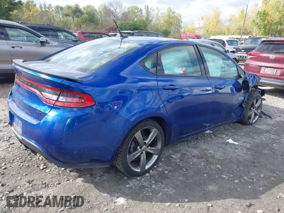 2014 Dodge Dart GT with VIN 1C3CDFEB9ED815297, listed as a IAAI auction lot 43382758 with Not provided miles and . Bid and sale history available at DreamBid. Image 4.