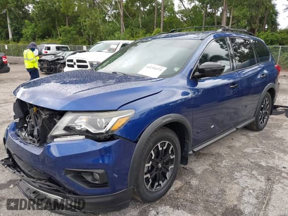 2019 Nissan Pathfinder S with VIN 5N1DR2MN6KC614072, listed as a IAAI auction lot 43259273 with Not provided miles and . Bid and sale history available at DreamBid. Image 2.
