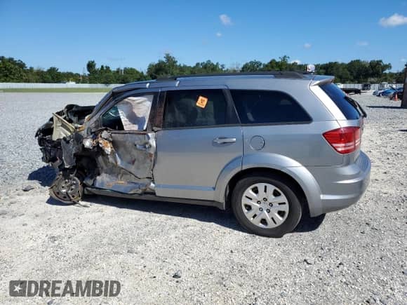 2016 Dodge Journey SE with VIN 3C4PDCAB9GT239323, listed as a Copart auction lot 83819495 with Not provided miles and Non repairable. Bid and sale history available at DreamBid. Image 2.