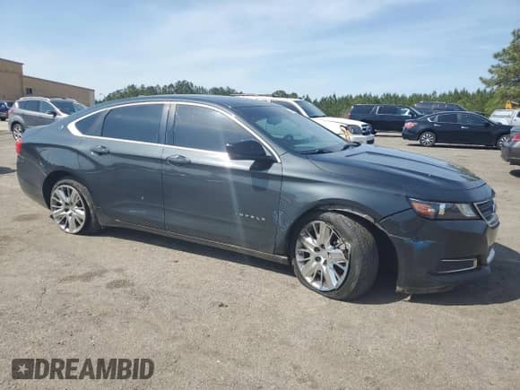 2014 Chevrolet Impala LS with VIN 2G11X5SL4E9262100, listed as a Copart auction lot 51508235 with Not provided miles and Salvage title. Bid and sale history available at DreamBid. Image 4.