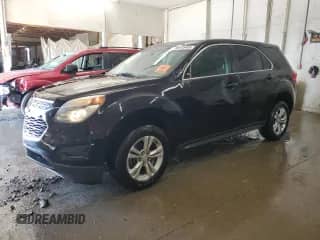 2017 Chevrolet Equinox LS with VIN 2GNALBEK3H1534019, listed as a Copart auction lot 80615405 with 132,858 mi miles and Salvage title. Bid and sale history available at DreamBid. Image 1.