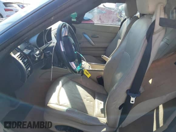 2008 BMW Z4 3.0i with VIN 4USBU33568LW74292, listed as a Copart auction lot 62563555 with Not provided miles and Salvage title. Bid and sale history available at DreamBid. Image 7.