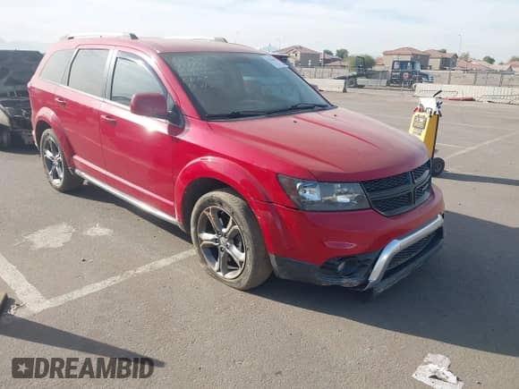 2016 Dodge Journey Crossroad Plus with VIN 3C4PDCGG9GT108220, listed as a IAAI auction lot 41128684 with 191,173 mi miles and . Bid and sale history available at DreamBid. Image 1.