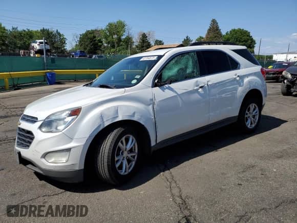 2016 Chevrolet Equinox LT with VIN 2GNFLFE30G6151601, listed as a Copart auction lot 62764875 with 169,639 mi miles and Salvage title. Bid and sale history available at DreamBid. Image 1.