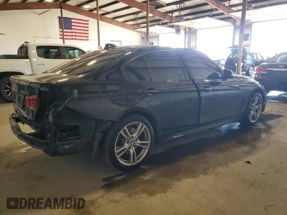 2017 BMW 3 Series 340i xDrive with VIN WBA8B7G51HNU37363, listed as a Copart auction lot 83963735 with 117,100 mi miles and Salvage title. Bid and sale history available at DreamBid. Image 3.