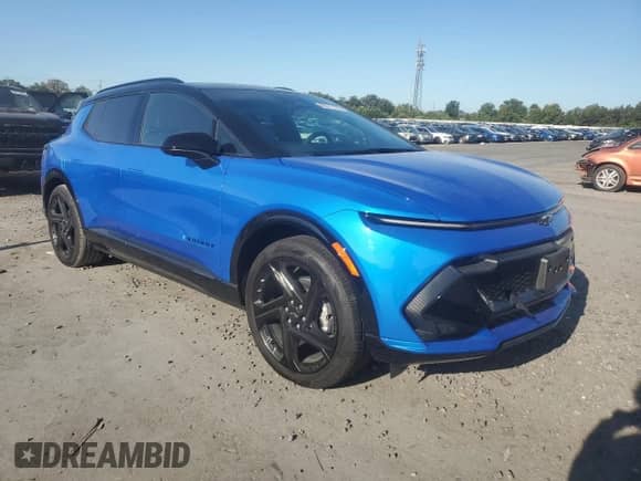 2025 Chevrolet Equinox EV RS с VIN 3GN7DSRP8SS171208, выставлен на аукционе Copart как лот 80071105 с пробегом 3 487 миль миль и Списание • Salvage title. История ставок и продаж доступна на DreamBid. Изображение 4.