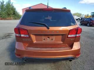 2011 Dodge Journey SXT with VIN 3D4PG5FG5BT524572, listed as a Copart auction lot 85536615 with 135,687 mi miles and Salvage title. Bid and sale history available at DreamBid. Image 6.