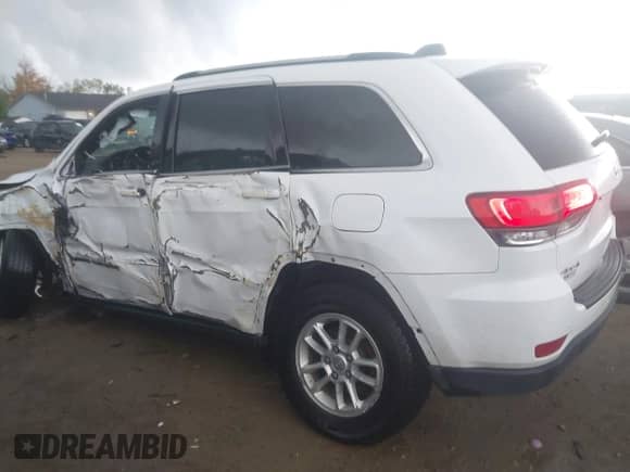 2020 Jeep Grand Cherokee Laredo E with VIN 1C4RJFAG4LC179505, listed as a IAAI auction lot 43287341 with 109,528 mi miles and . Bid and sale history available at DreamBid. Image 3.