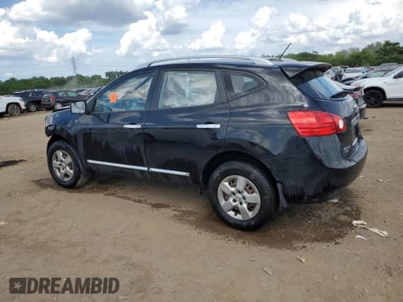 2015 Nissan Rogue S with VIN JN8AS5MTXFW656197, listed as a Copart auction lot 62986405 with 86,906 mi miles and Salvage title. Bid and sale history available at DreamBid. Image 2.
