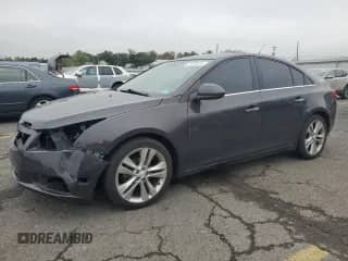 2014 Chevrolet Cruze LTZ with VIN 1G1PG5SB9E7340020, listed as a Copart auction lot 71976124 with 101,006 mi miles and Clean title. Bid and sale history available at DreamBid. Image 1.