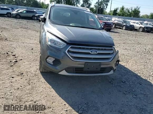 2017 Ford Escape Titanium with VIN 1FMCU9J92HUB60786, listed as a Copart auction lot 81855945 with 145,530 mi miles and Salvage title. Bid and sale history available at DreamBid. Image 15.