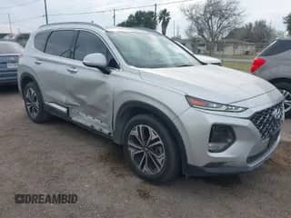 2019 Hyundai Santa Fe Limited z VIN 5NMS53AA4KH061342, wystawiony jako IAAI lot #41573631 z przebiegiem 98 498 mil mil oraz . Historia ofert i sprzedaży dostępna na DreamBid. Obrazek 1.