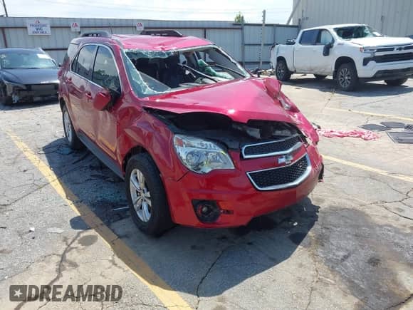 2014 Chevrolet Equinox LT with VIN 2GNALCEK6E6163586, listed as a IAAI auction lot 42821925 with 155,266 mi miles and . Bid and sale history available at DreamBid. Image 1.