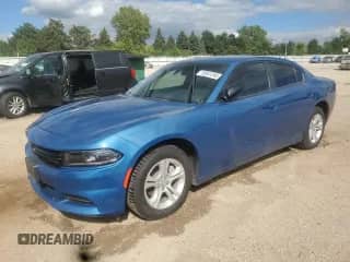2023 Dodge Charger SXT with VIN 2C3CDXBG4PH703891, listed as a Copart auction lot 70361245 with 8,432 mi miles and Salvage title. Bid and sale history available at DreamBid. Image 1.