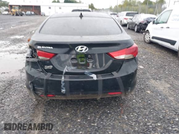 2013 Hyundai Elantra GLS with VIN KMHDH4AE7DU866509, listed as a IAAI auction lot 43319550 with 169,036 mi miles and . Bid and sale history available at DreamBid. Image 16.