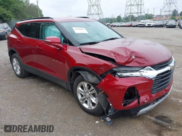 2019 Chevrolet Blazer with VIN 3GNKBGRS7KS602722, listed as a IAAI auction lot 42906663 with 112,840 mi miles and . Bid and sale history available at DreamBid. Image 1.