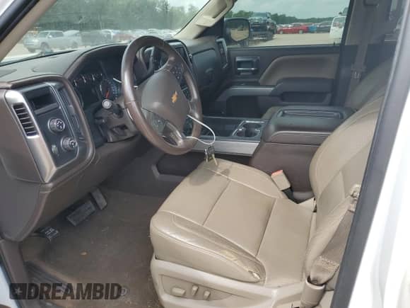 2015 Chevrolet Silverado 1500 LTZ with VIN 3GCUKSEC0FG143710, listed as a Copart auction lot 52581215 with 167,421 mi miles and Salvage title. Bid and sale history available at DreamBid. Image 7.