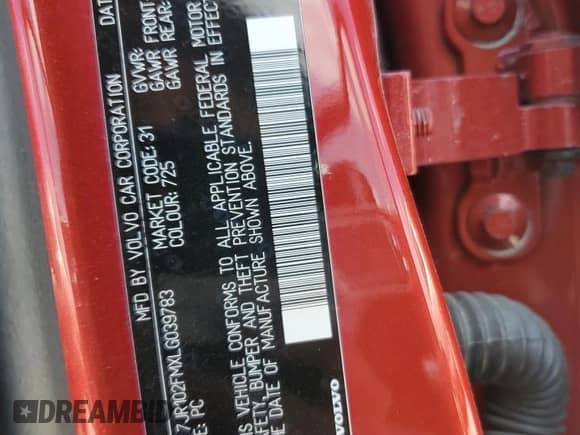 2020 Volvo S60 R-Design с VIN 7JR102FMXLG039783, выставлен на аукционе Copart как лот 63589825 с пробегом Не указан миль и Списание • Salvage title. История ставок и продаж доступна на DreamBid. Изображение 13.