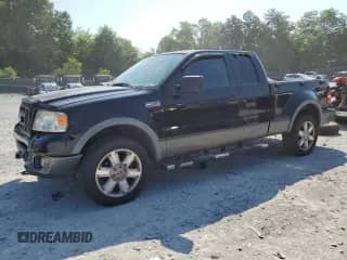 2007 Ford F-150 XLT with VIN 1FTPX04537KC96209, listed as a Copart auction lot 63830835 with 163,332 mi miles and Salvage title. Bid and sale history available at DreamBid. Image 1.