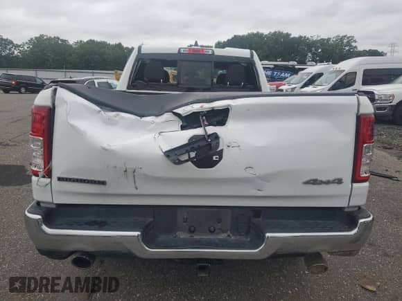 2023 Ram 1500 Big Horn with VIN 1C6SRFBT8PN535560, listed as a Copart auction lot 67933905 with 50,488 mi miles and Non repairable. Bid and sale history available at DreamBid. Image 6.