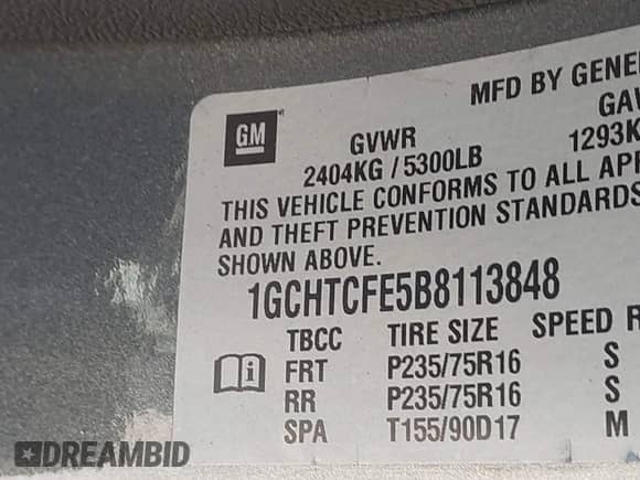 2011 Chevrolet Colorado 1LT z VIN 1GCHTCFE5B8113848, wystawiony jako IAAI lot #42781184 z przebiegiem 64 485 mil mil oraz . Historia ofert i sprzedaży dostępna na DreamBid. Obrazek 9.