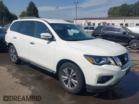 2020 Nissan Pathfinder SV with VIN 5N1DR2BN0LC617294, listed as a IAAI auction lot 43269903 with 89,138 mi miles and . Bid and sale history available at DreamBid. Image 1.