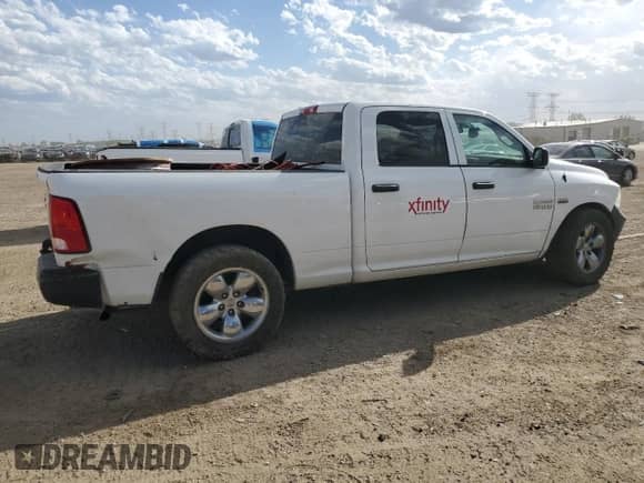 2017 Ram 1500 Tradesman with VIN 1C6RR6ST7HS657960, listed as a Copart auction lot 57460845 with 98,927 mi miles and Salvage title. Bid and sale history available at DreamBid. Image 3.