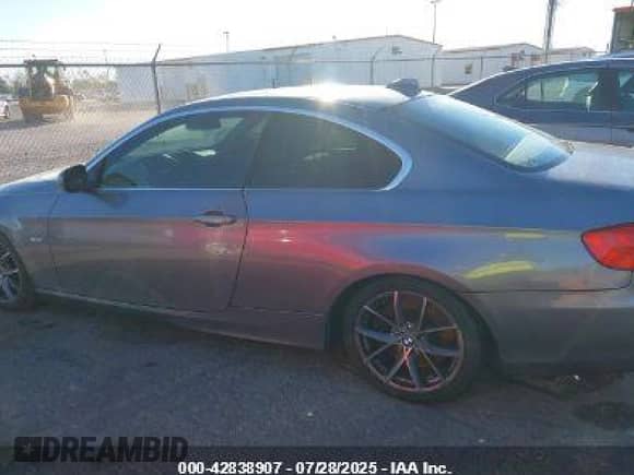 2011 BMW 3 Series 335i with VIN WBAKG7C53BE264398, listed as a IAAI auction lot 42838907 with Not provided miles and . Bid and sale history available at DreamBid. Image 20.