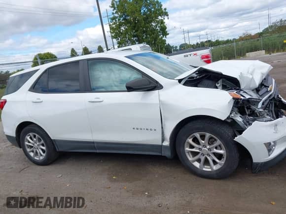 2020 Chevrolet Equinox LS with VIN 3GNAXHEV7LS646014, listed as a IAAI auction lot 43119256 with 91,131 mi miles and . Bid and sale history available at DreamBid. Image 13.